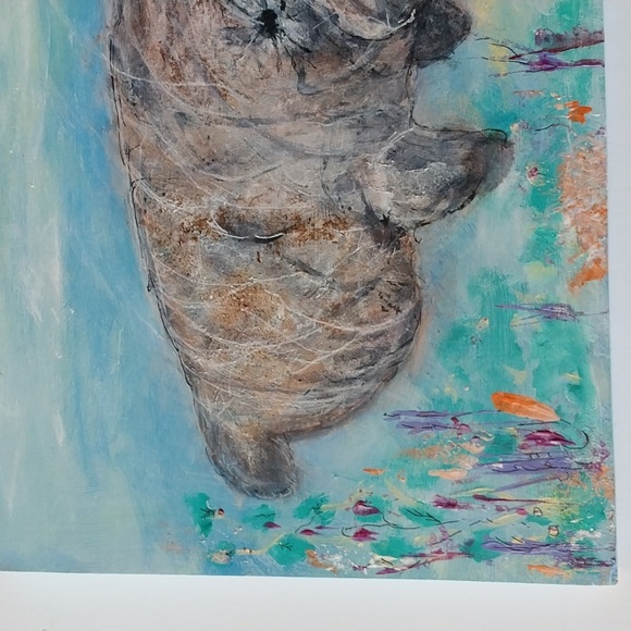 My manatee Painting - Picture 3 of 6